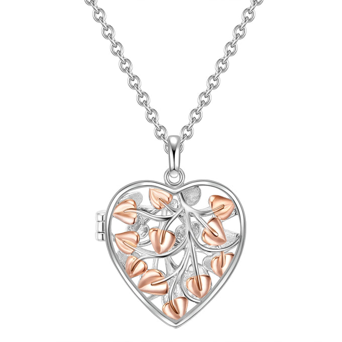 Kette mit Anhänger Sterling Silber bicolor