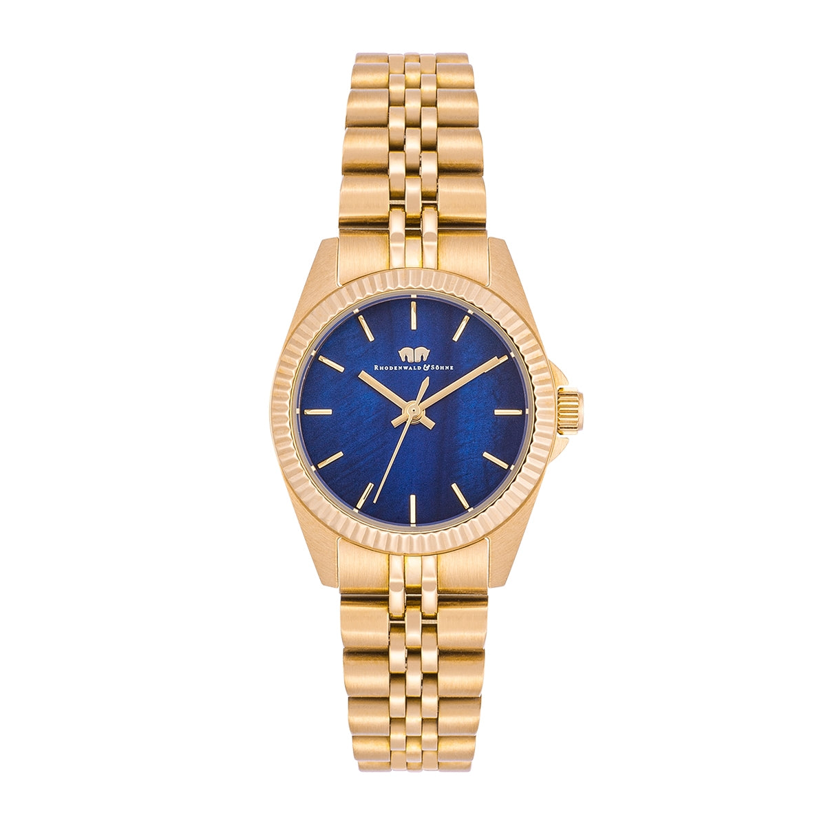 Damen Quarzuhr gelbgold Edelstahl gelbgold