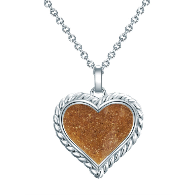 Kette mit Anhänger Sterling Silber Sand