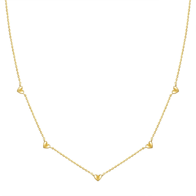 Kette mit Anhänger Sterling Silber gelbgold