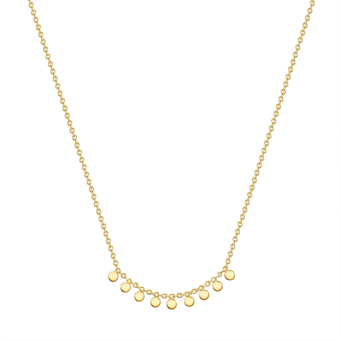 Kette mit Anhänger Sterling Silber gelbgold