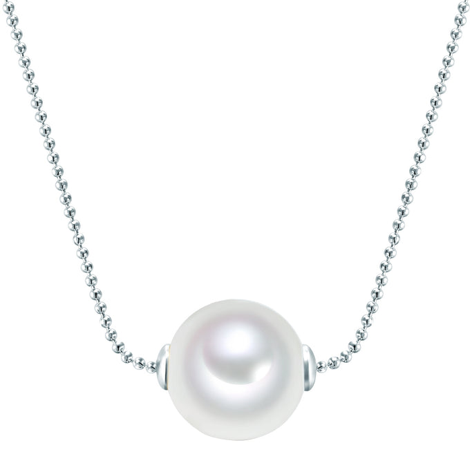 Kette Muschelkernperle weiß