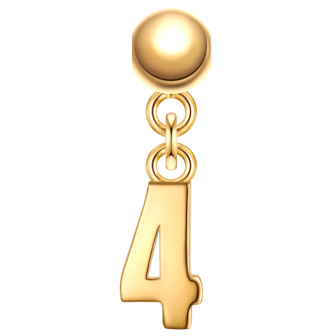 Charm Sterling Silber gelbgold