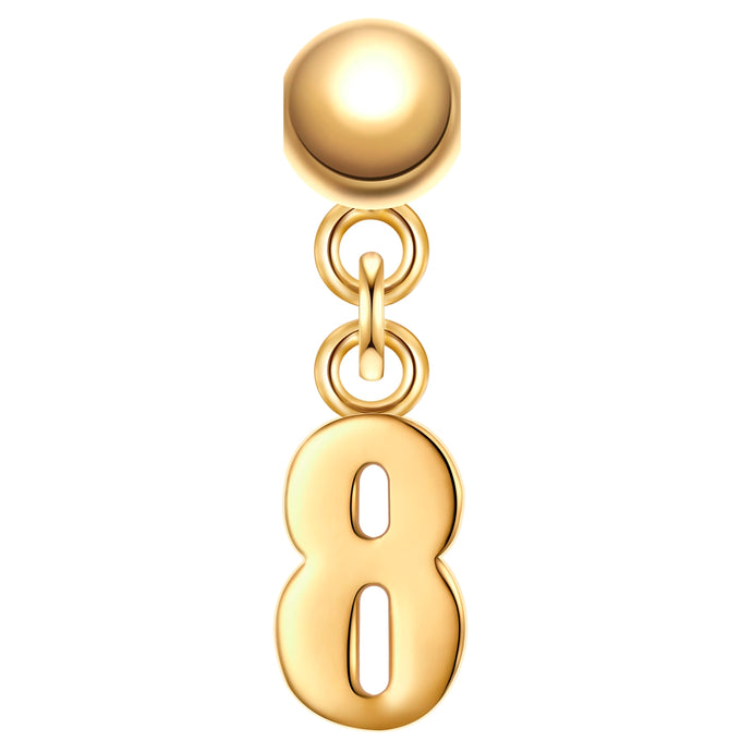 Charm Sterling Silber gelbgold