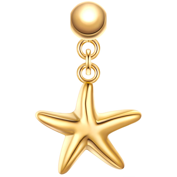 Charm Sterling Silber gelbgold