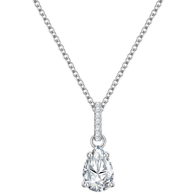 Kette Sterling Silber Zirkonia weiß
