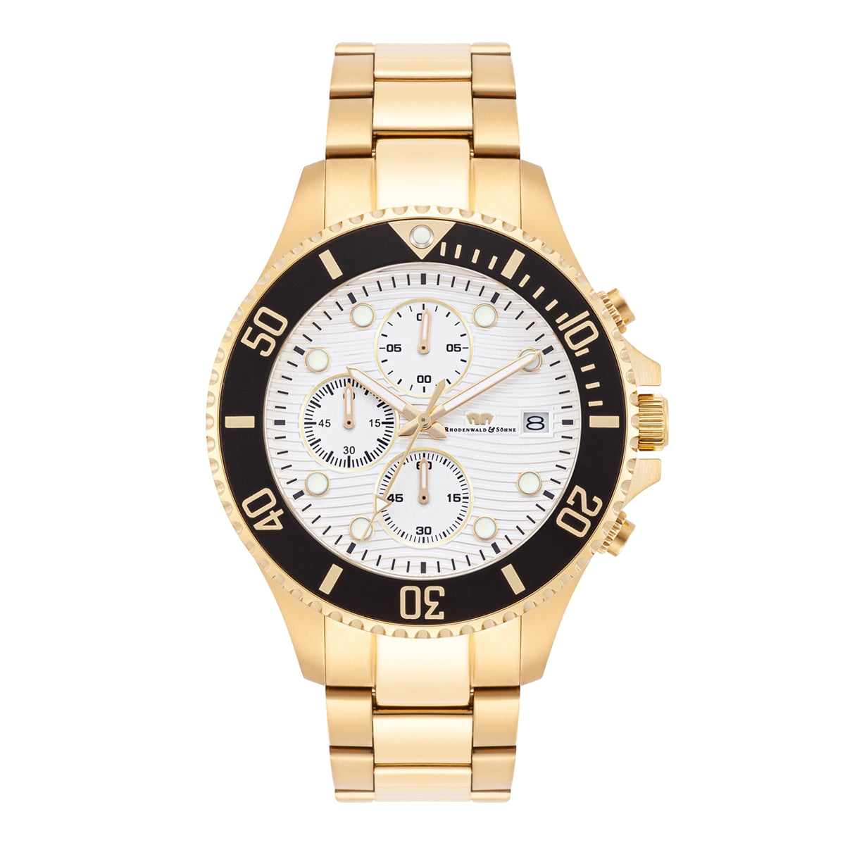 Herren Chronograph gelbgold Edelstahl gelbgold
