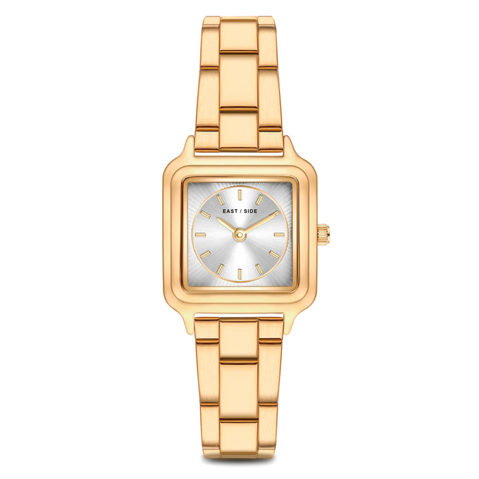 Damen Quarzuhr gelbgold Edelstahl gelbgold