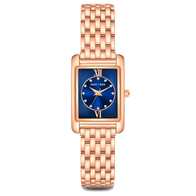 Damen Quarzuhr roségold Metall-Legierung roségold