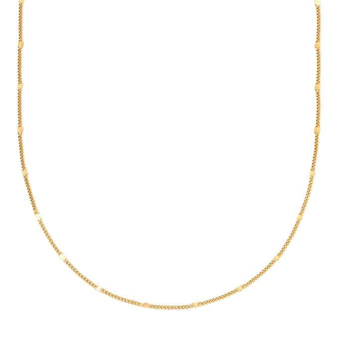 Kette Edelstahl gelbgold