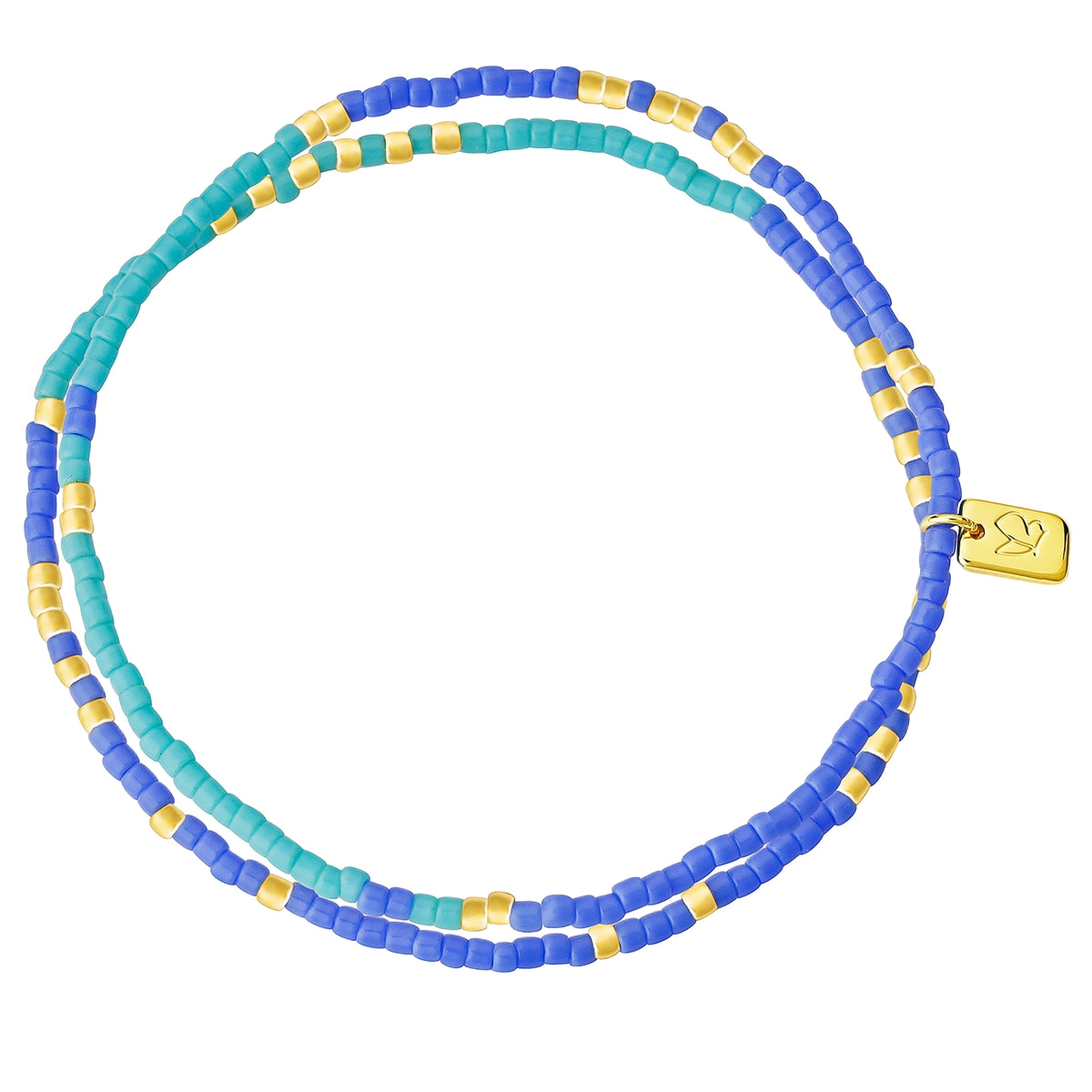 2er Set Armbänder Sterling Silber gelbgold