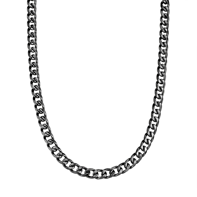 Kette Edelstahl schwarz