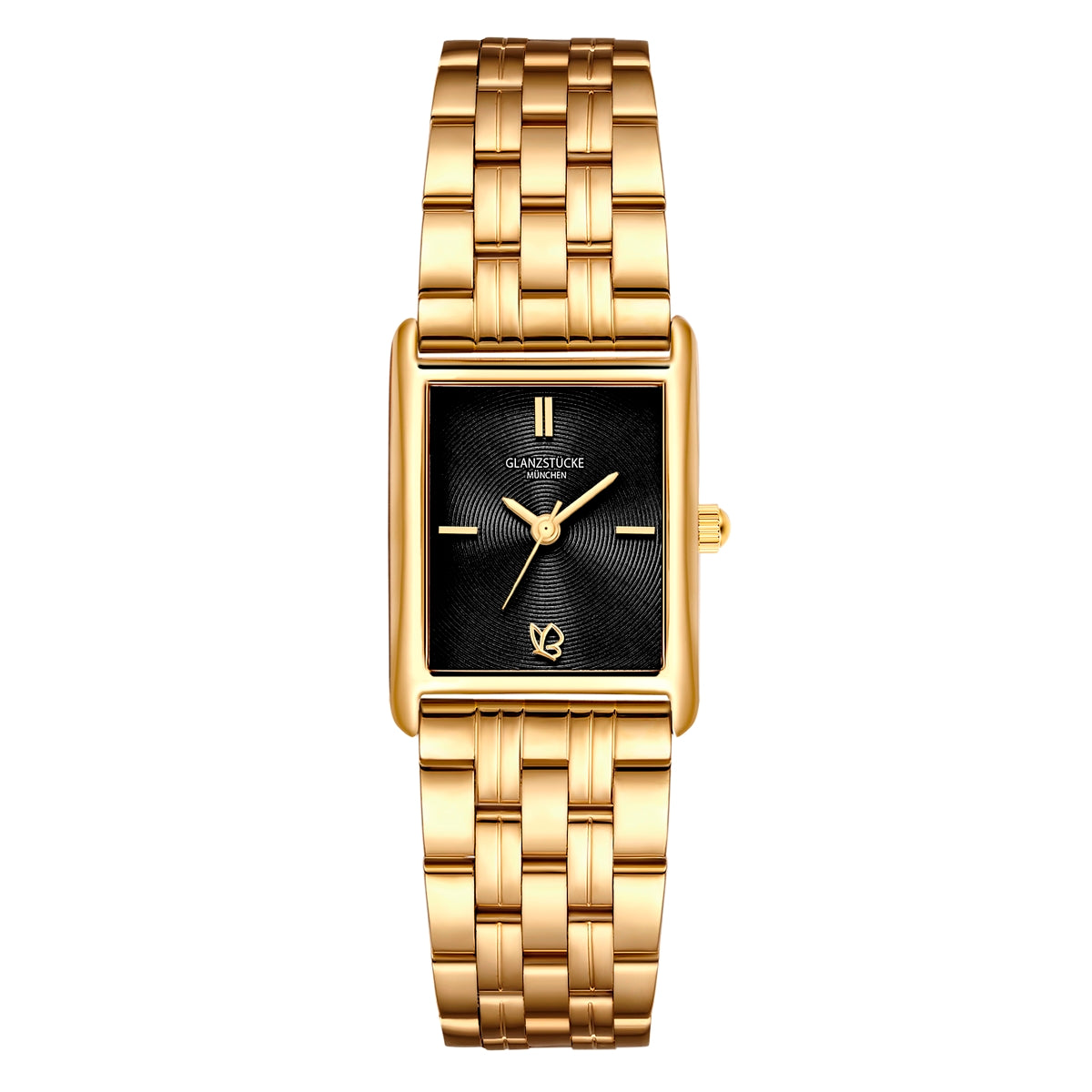 Damen Quarzuhr gelbgold Edelstahl gelbgold