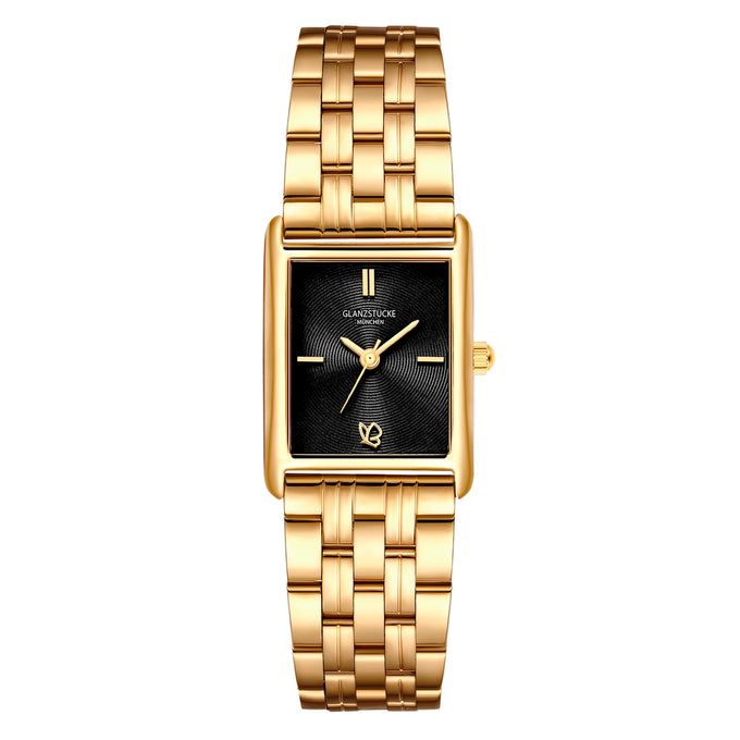 Damen Quarzuhr gelbgold Edelstahl gelbgold