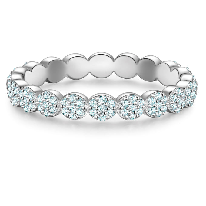 Ring Sterling Silber Zirkonia weiß