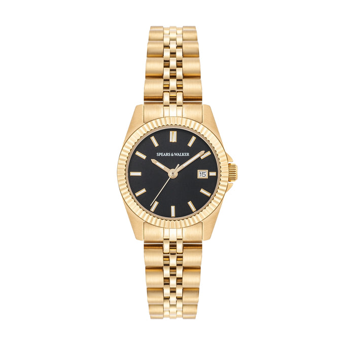 Damen Quarzuhr gelbgold Edelstahl gelbgold