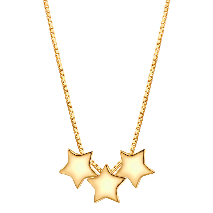 Kette mit Anhänger Sterling Silber gelbgold