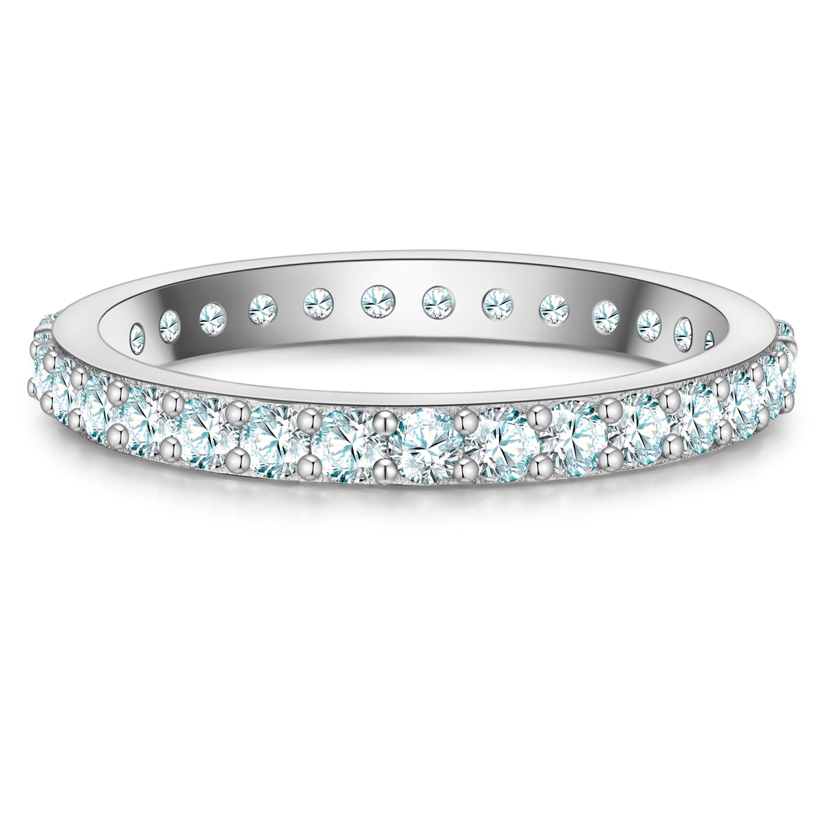 Ring Sterling Silber Zirkonia weiß