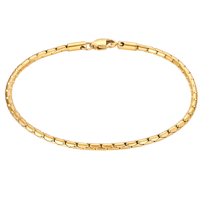 Armband Edelstahl gelbgold
