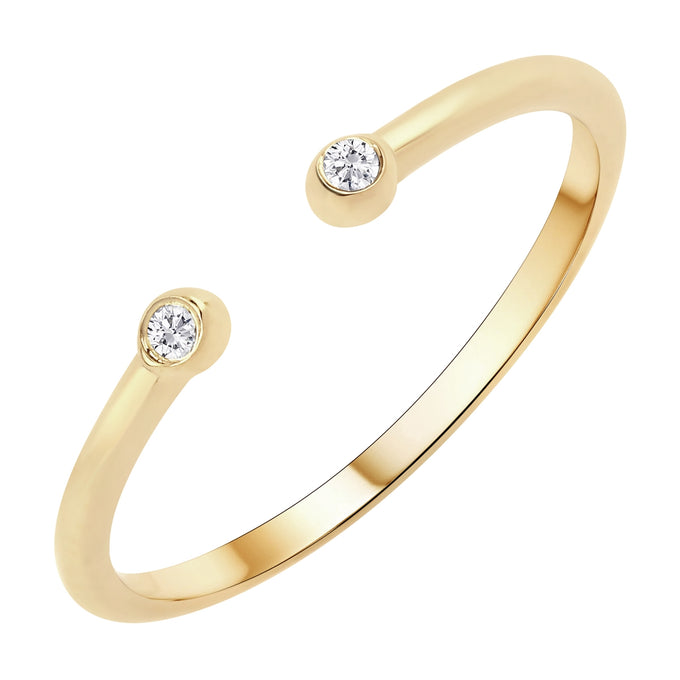 Ring Sterling Silber gelbgold Topas weiß