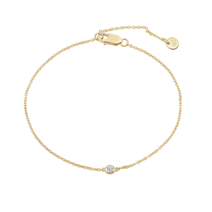 Armband Sterling Silber gelbgold Topas weiß