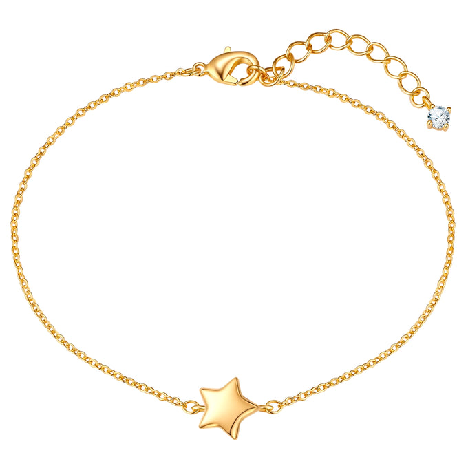 Armband gelbgold Zirkonia weiß