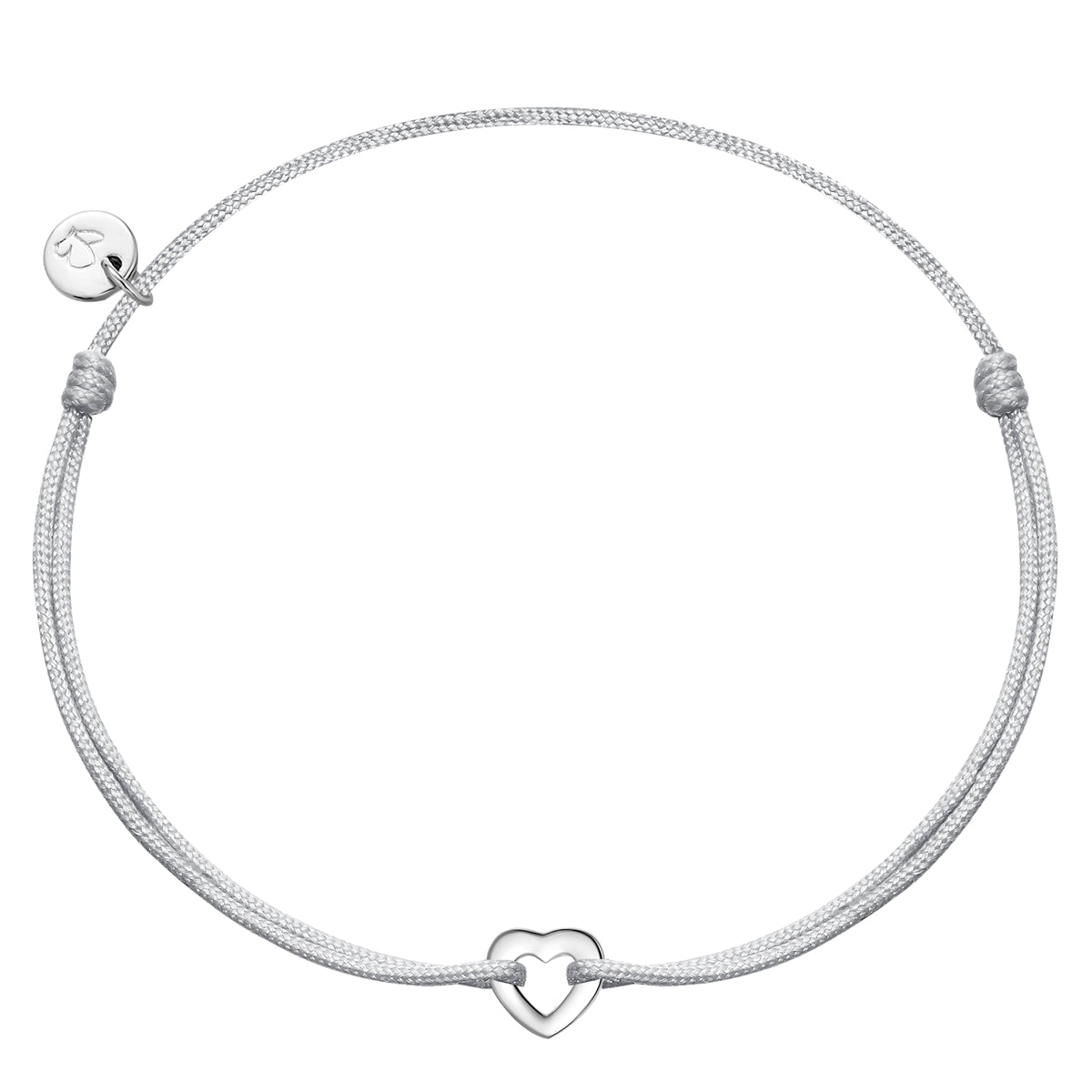 Armband Sterling Silber Textil (silber)