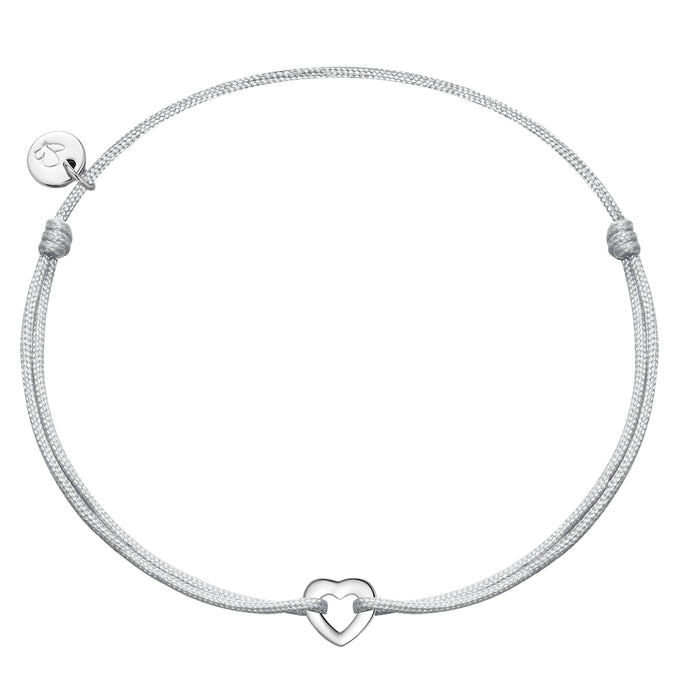 Armband Sterling Silber Textil (silber)