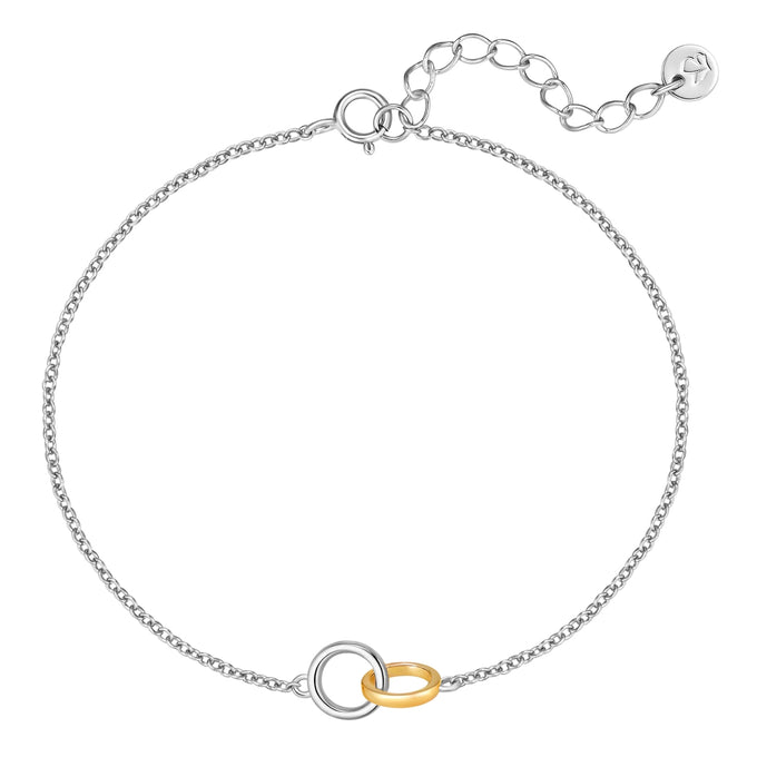 Armband Sterling Silber bicolor