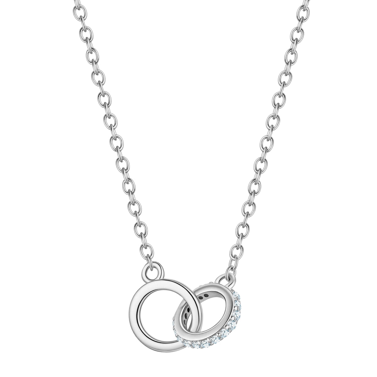 Kette mit Anhänger Sterling Silber Zirkonia weiß