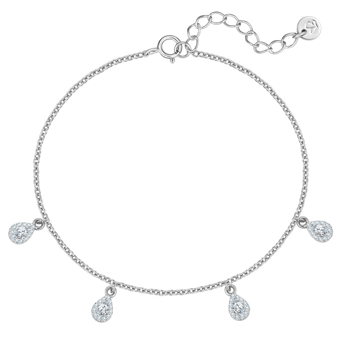 Armband Sterling Silber Zirkonia weiß