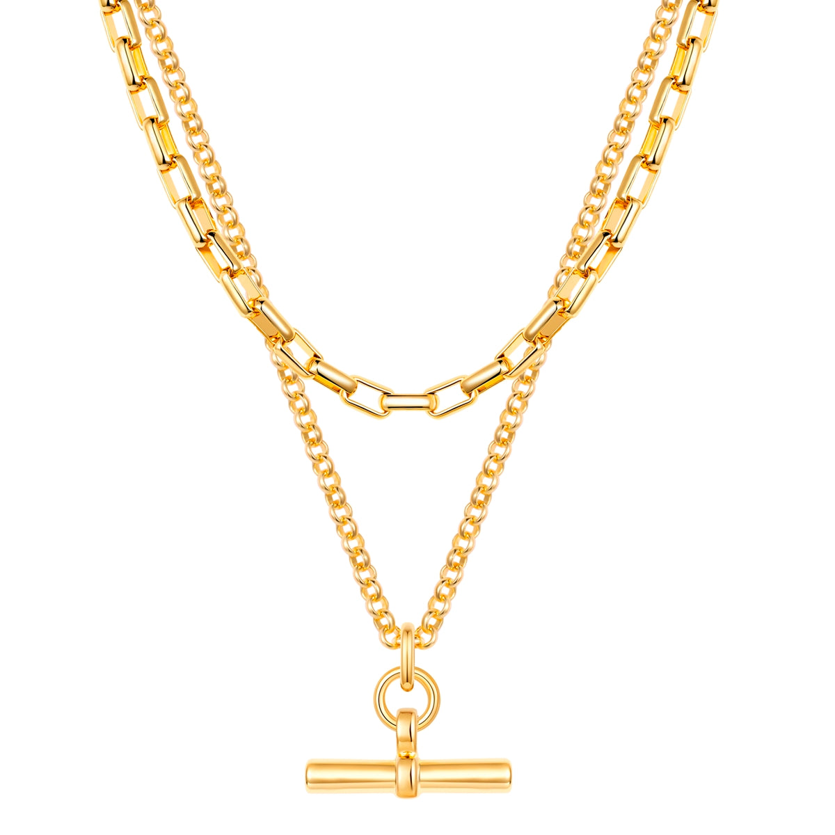 Kette mit Anhänger gelbgold
