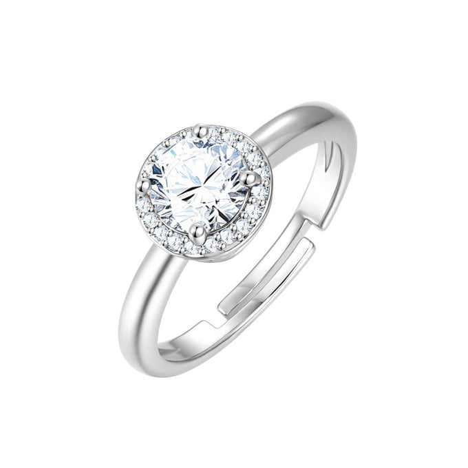 Ring Zirkonia weiß