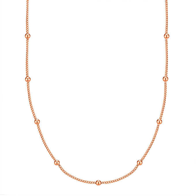 Kette Edelstahl roségold