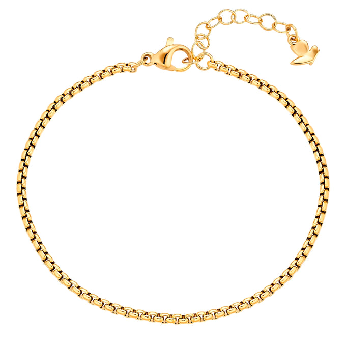 Armband Edelstahl gelbgold