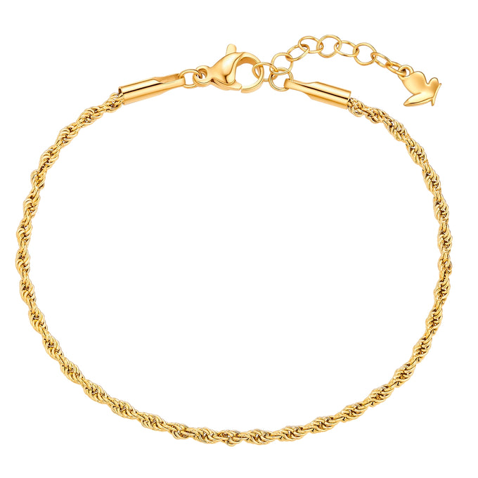 Armband Edelstahl gelbgold