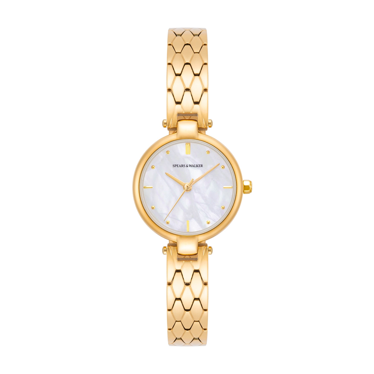 Damen Quarzuhr gelbgold Edelstahl gelbgold