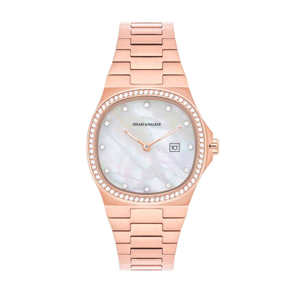 Damen Quarzuhr roségold Edelstahl roségold