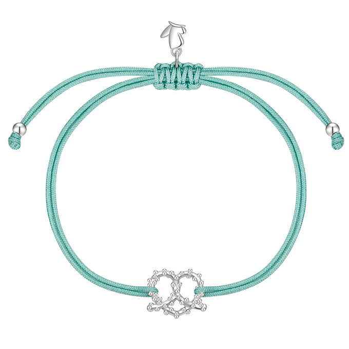 Armband Edelstahl Textil (salbei)