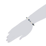Armband Süßwasser-Zuchtperle multicolor