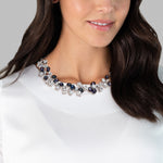 Kette Sterling Silber Süßwasser-Zuchtperle multicolor