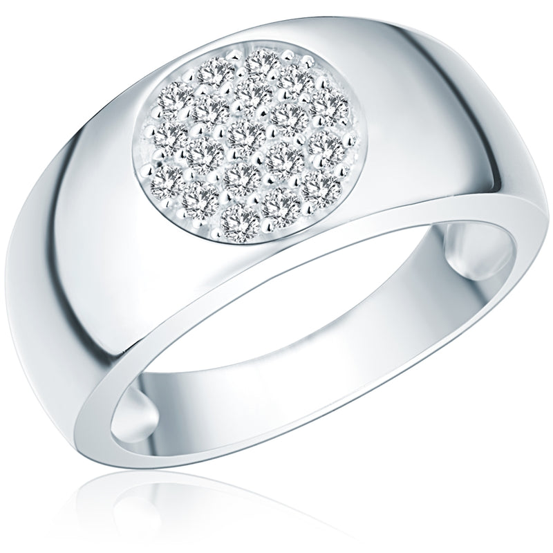 Ring Sterling Silber Zirkonia weiß