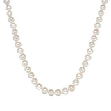 Kette Sterling Silber Süßwasser-Zuchtperle weiß