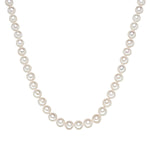 Kette Sterling Silber Süßwasser-Zuchtperle weiß