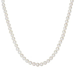 Kette Sterling Silber Süßwasser-Zuchtperle weiß