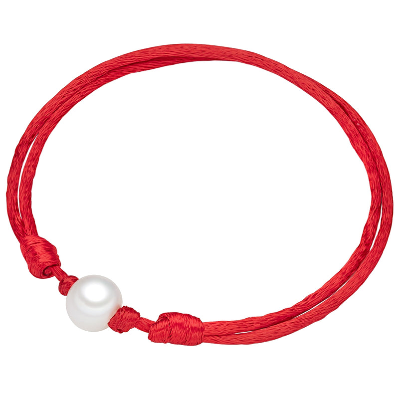 Armband Süßwasser-Zuchtperle weiß