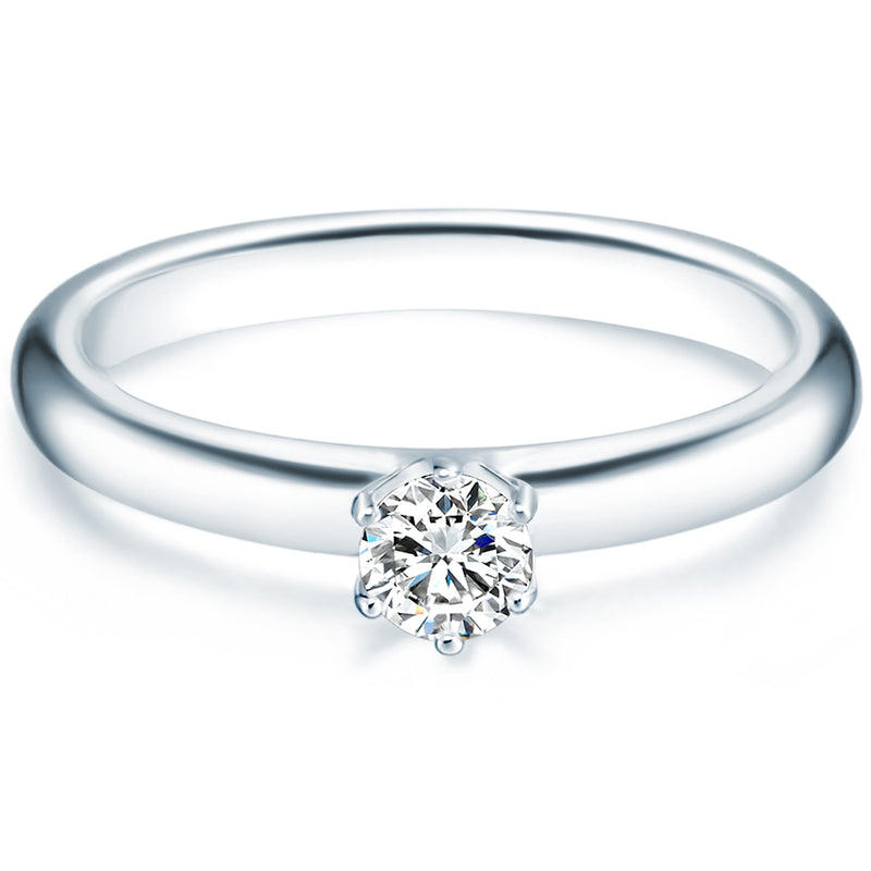 Ring Sterling Silber Zirkonia weiß