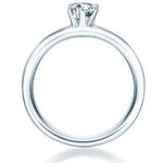 Ring Sterling Silber Zirkonia weiß