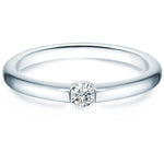 Ring Sterling Silber Zirkonia weiß