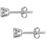 Ohrstecker Sterling Silber Zirkonia weiß